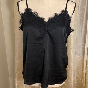 Abercrombie and Fitch satin lace camisole. Size M